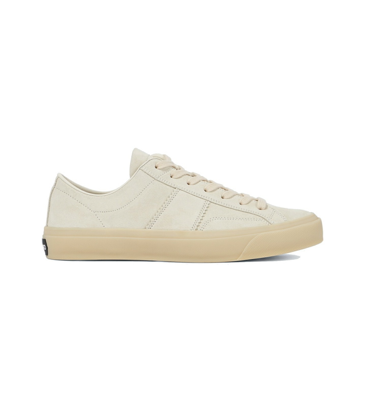 Photo: Tom Ford - Cambridge suede sneakers