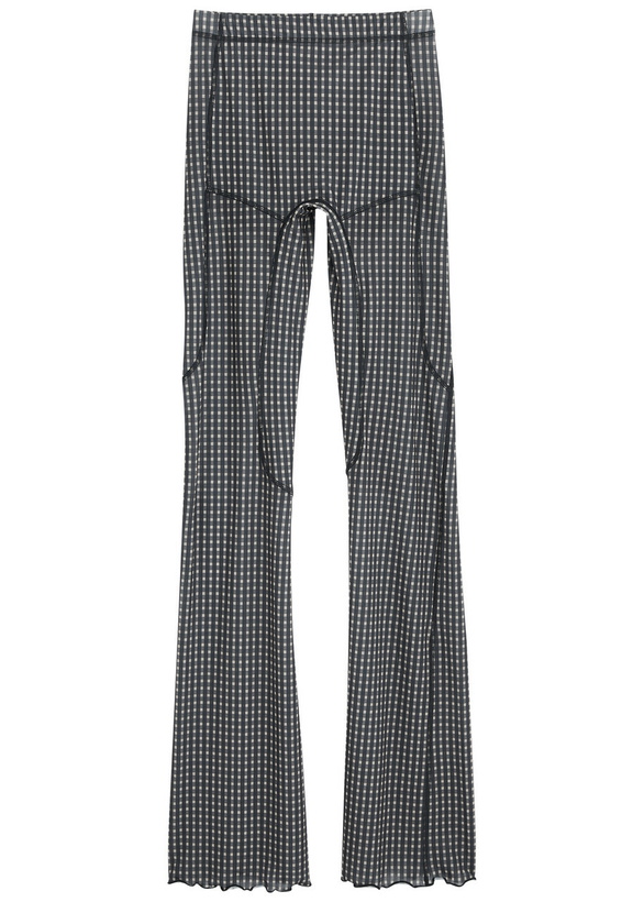 Photo: Knwls Halcyon Gingham Stretch-jersey Leggings Grey