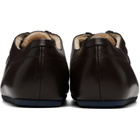 Jil Sander Brown & Blue Hood Lace-Up Derbys