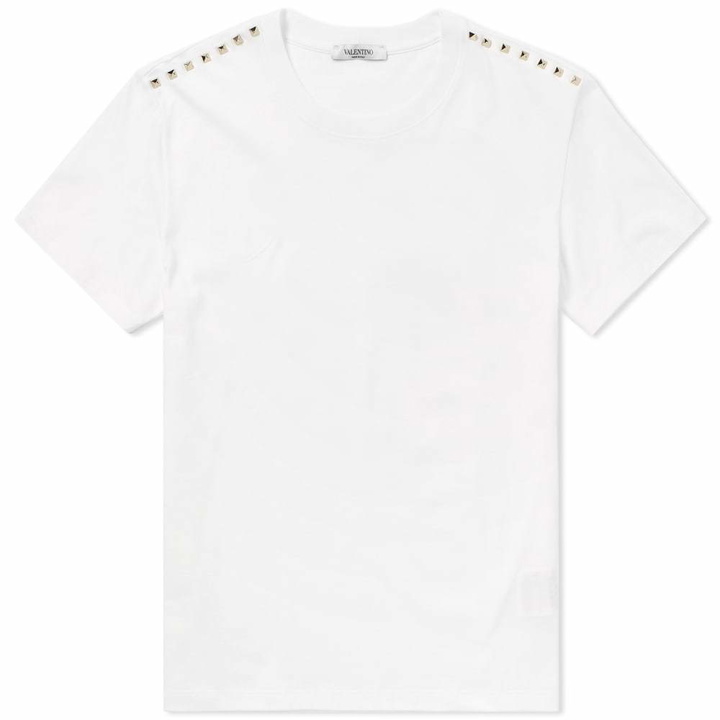 Photo: Valentino Rockstud Shoulder Tee