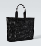 Dolce&Gabbana Adamo woven leather-trimmed shopper