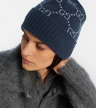 Gucci GG jacquard cashmere beanie