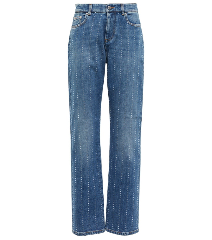 Photo: Stella McCartney - Embellished cropped jeans