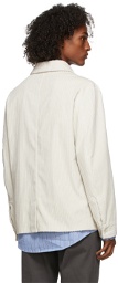 Ermenegildo Zegna Off-White Plaster Overshirt