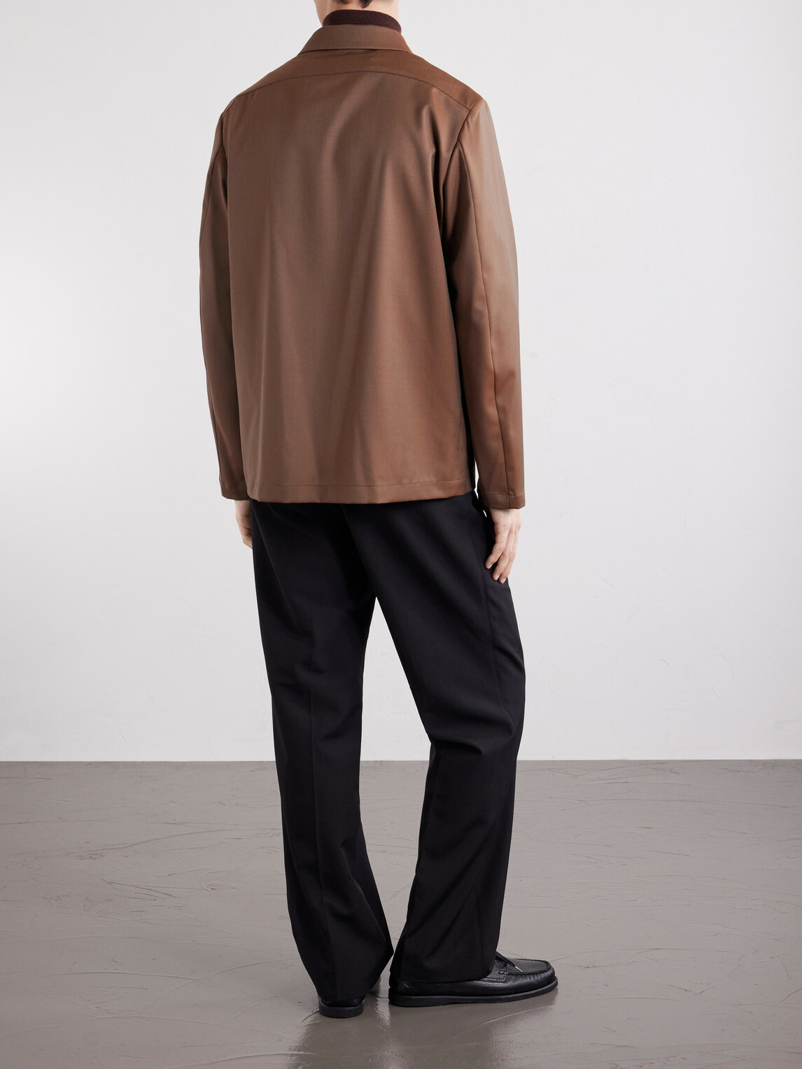 Barena - Cotton-Blend Gabardine Overshirt - Brown