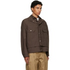 sacai Brown Suiting Jacket