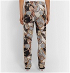 Palm Angels - Stripe-Trimmed Printed Tech-Jersey Sweatpants - Multi