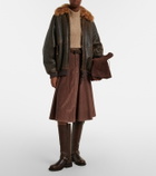 Brunello Cucinelli Monili cotton corduroy midi skirt