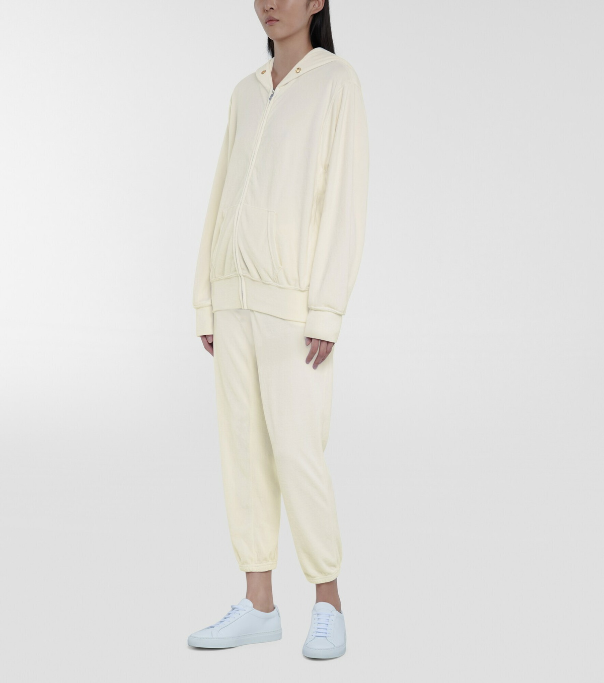 Les Tien - Velour hoodie