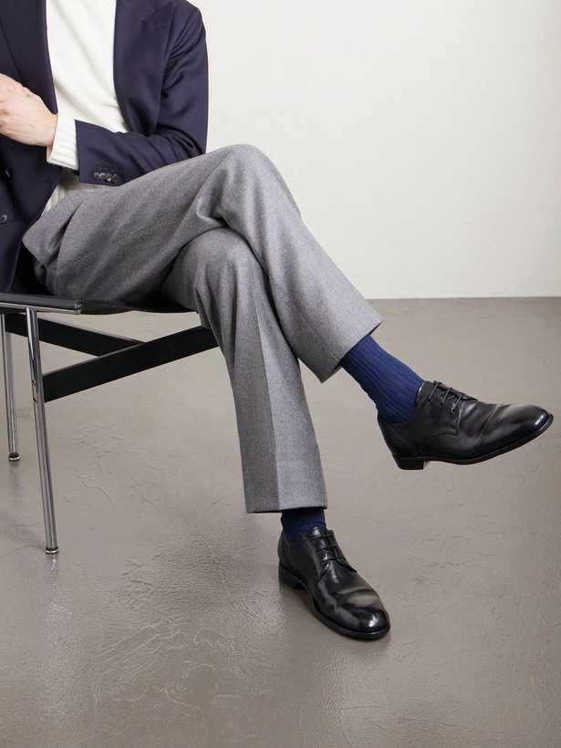 Photo: Officine Creative - Sound 002 Leather Derby Shoes - Black