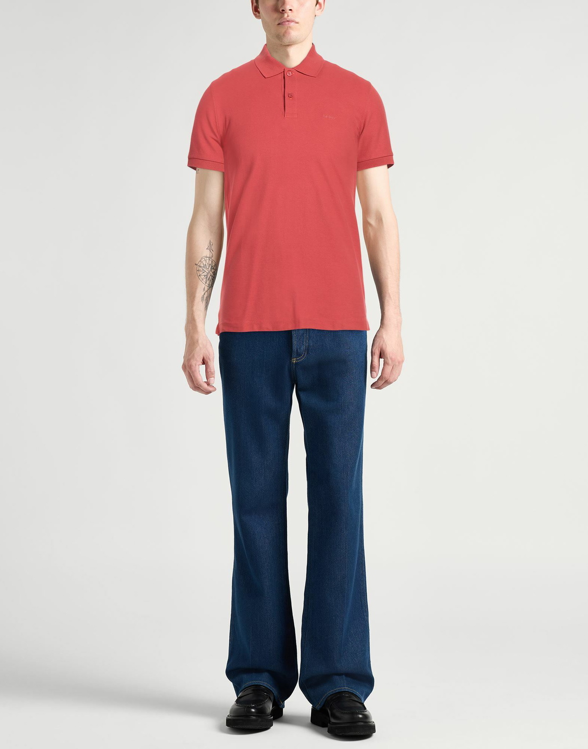 Barbour Mens Polo shirt Coral