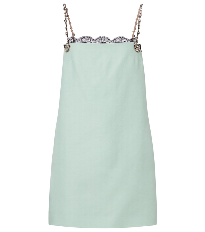 Photo: Valentino Crepe Couture embellished minidress