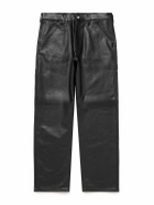 Carhartt WIP - Single-Knee Straight-Leg Full-Grain Trousers - Black