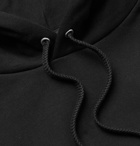 Balenciaga - Printed Loopback Cotton-Jersey Hoodie - Men - Black