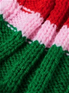 Liberal Youth Ministry - Striped Tasseled Ribbed-Knit Beanie