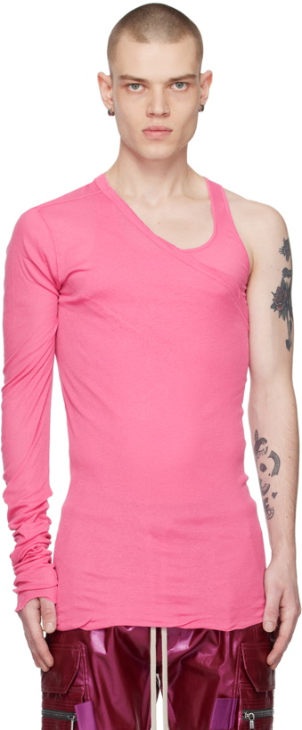 Photo: Rick Owens Pink Ziggy Banana Tank Top