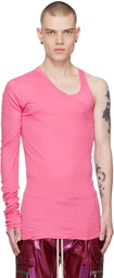 Rick Owens Pink Ziggy Banana Tank Top