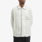 Soulland Men's Tyra Overshirt in Off White Multi