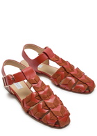 Gabriela Hearst Willow Leather Sandals Orange
