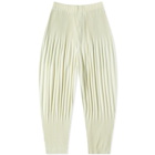 Homme Plissé Issey Miyake Men's JF104 Tapered Pant in Yellow Hued