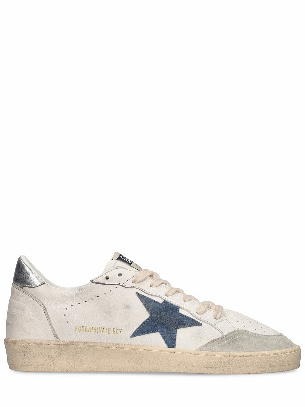 Photo: GOLDEN GOOSE - Lvr Exclusive Ball Star Leather Sneakers