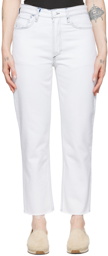 rag & bone White Nina Jeans