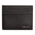 Prada Black Logo Card Holder