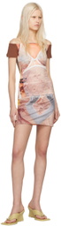 ELLISS SSENSE Exclusive Brown Lingerie T-Shirt