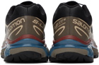 Salomon Black & Beige XT-6 Sneakers