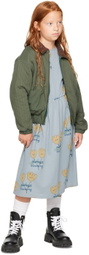 The Campamento Kids Blue Flowers Allover Dress