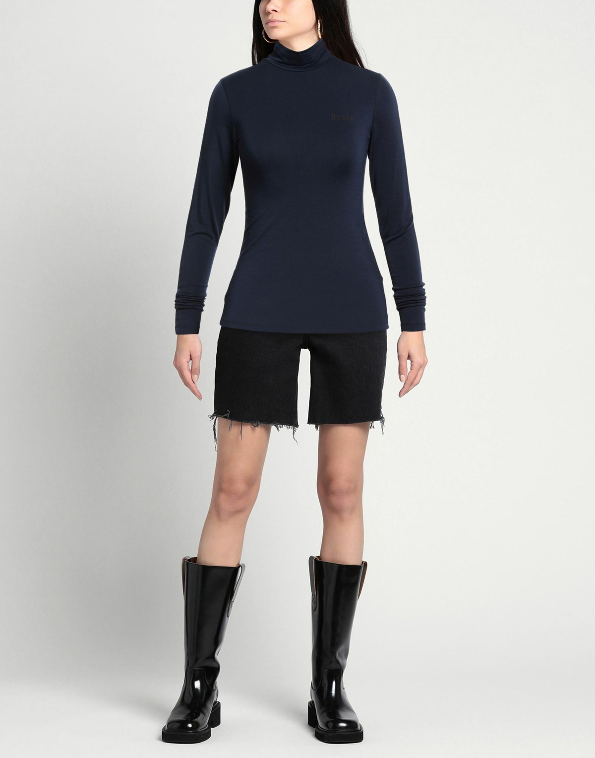 Rhude Womens T-shirt in Navy
