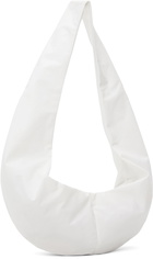 Gabriela Coll Garments White No.297 Small Crossed Fabric Bag
