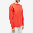 Jacquemus Men's Classic Logo Long Sleeve T-Shirt in Red
