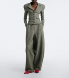 Magda Butrym Herringbone wool-blend jacket
