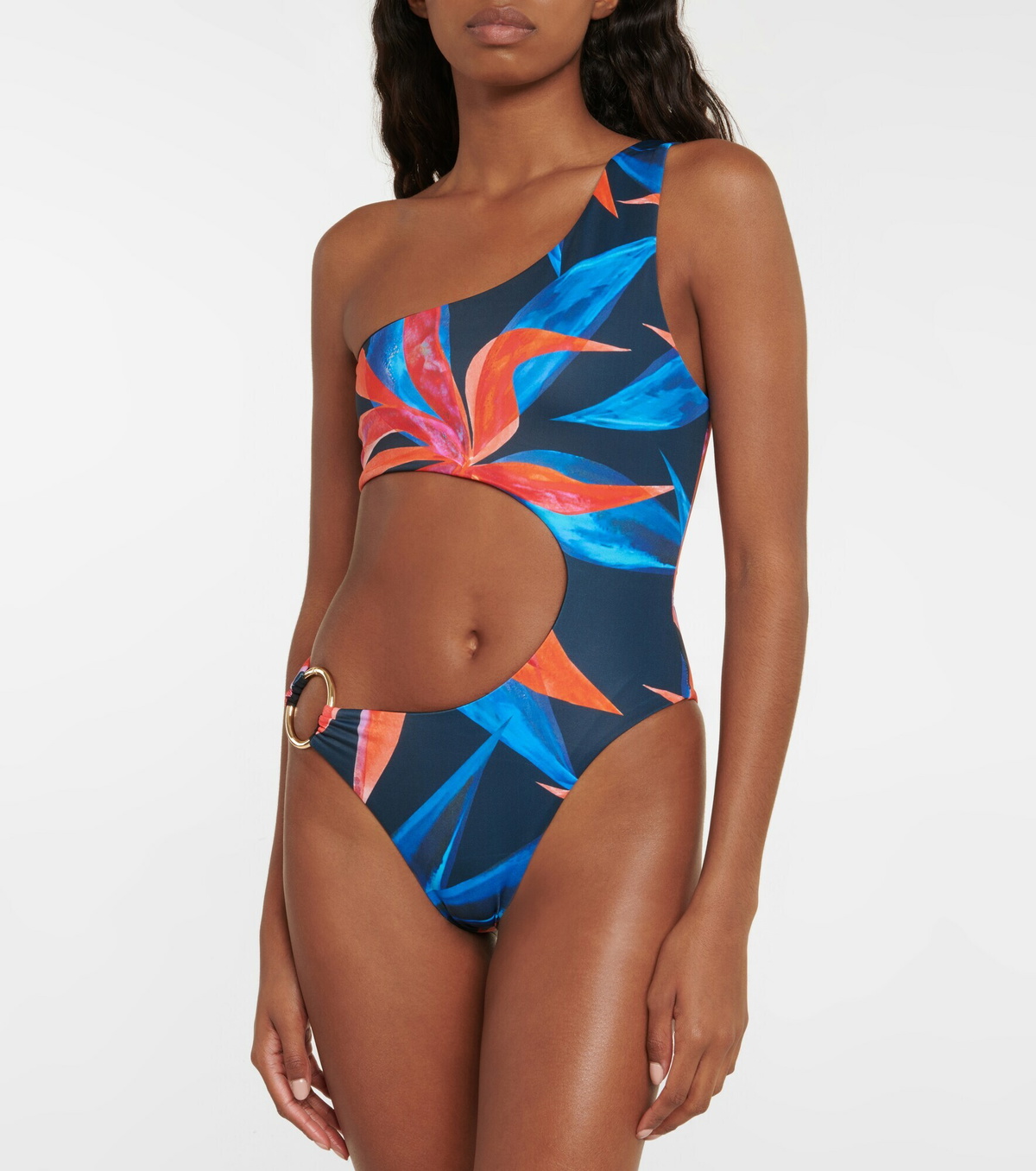 Louisa Ballou - Half Moon printed swimsuit Louisa Ballou