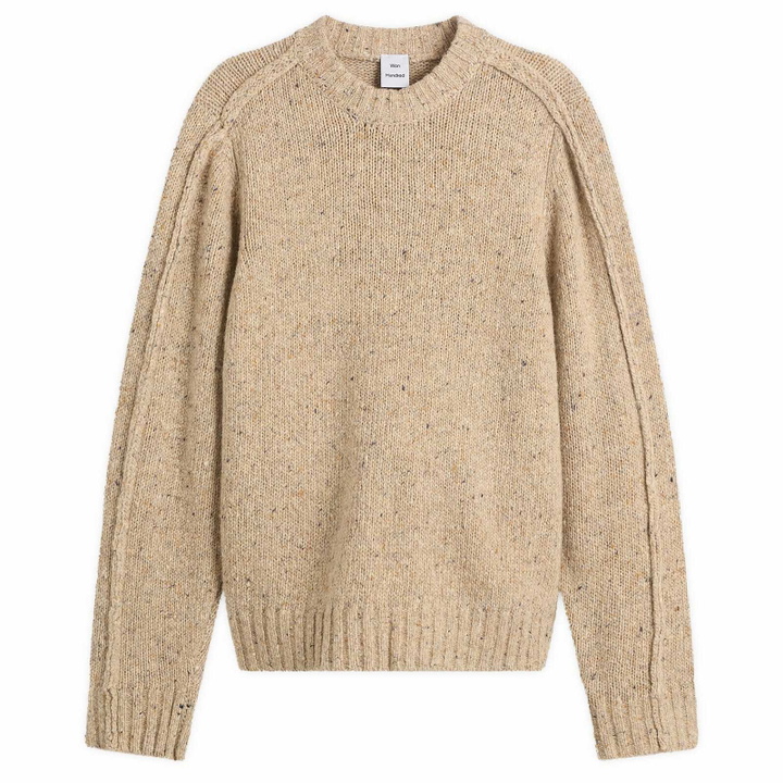 Photo: Won Hundred Men's Bently Reverse Seam Jumper in Plaza Taupe