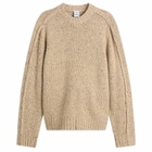 Won Hundred Men's Bently Reverse Seam Jumper in Plaza Taupe