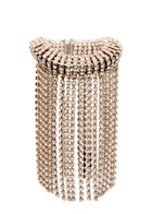 Rabanne Fringed Crystal-embellished Bracelet - Gold - One Size