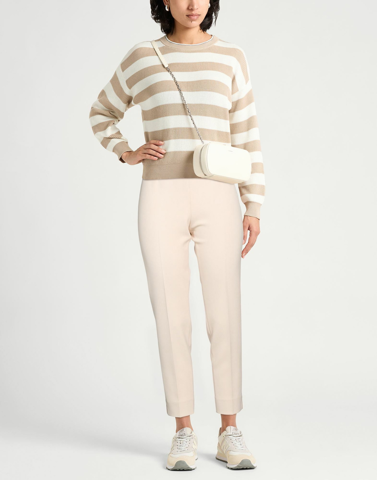 Peserico Womens Pants Ivory