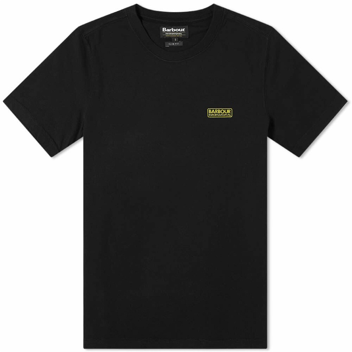 Photo: Barbour Men's International Logo T-Shirt in Black