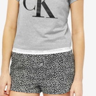 Calvin Klein Women's Pyjama Short Set in Grey/White
