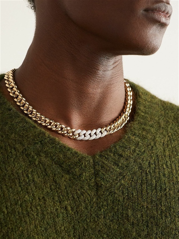 Photo: Sydney Evan - Gold Diamond Chain Necklace