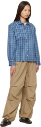 Baserange Blue Bent Shirt