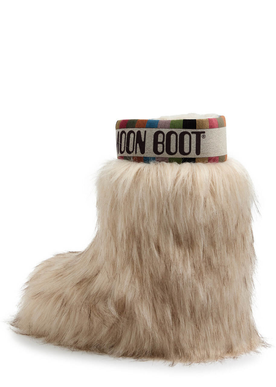 ブーツその他 MOON BOOT Icon Yeti Boots Beige MOON BOOT Mid Icon Yeti Boots Moon Boot