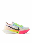 NIKE RUNNING - ZoomX Vaporfly 3 Flyknit Running Sneakers - Multi