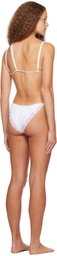 VAILLANT White Asymmetric Bikini