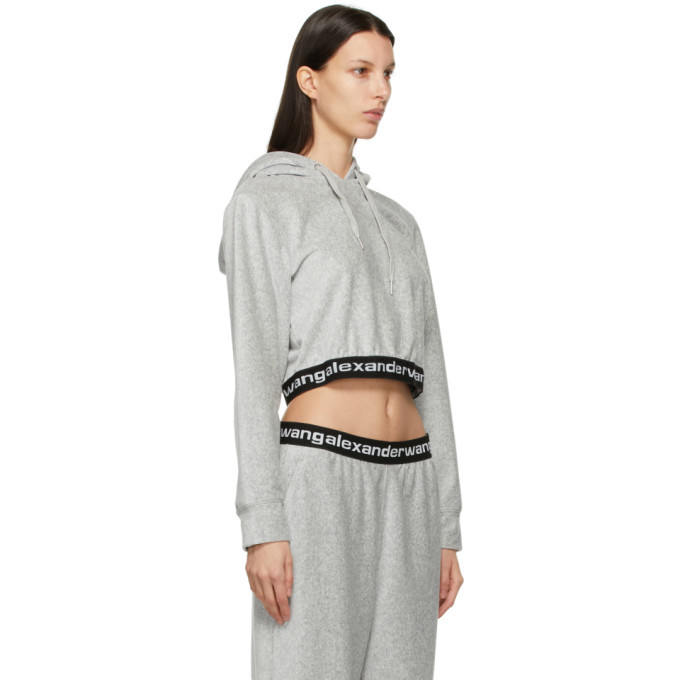 alexanderwang Women's Cropped Jacket Grey