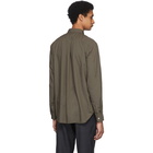 Comme des Garcons Homme Deux Khaki Garment-Dyed Shirt