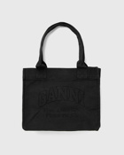 Ganni Large Easy Shopper Grey - Womens - Tote & Shopping Bags
