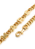 Marc Jacobs Logo Chain Shoulder Strap - Gold - One Size